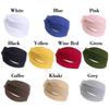 Elastic New Fold Yoga Hairband Turban Running Headwrap Wide Sports Headband Stretch Hair Band