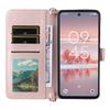 For TCL 60 NxtPaper 4G Case with Shoulder/Wrist Strap Leather Phone Cover Stand Wallet