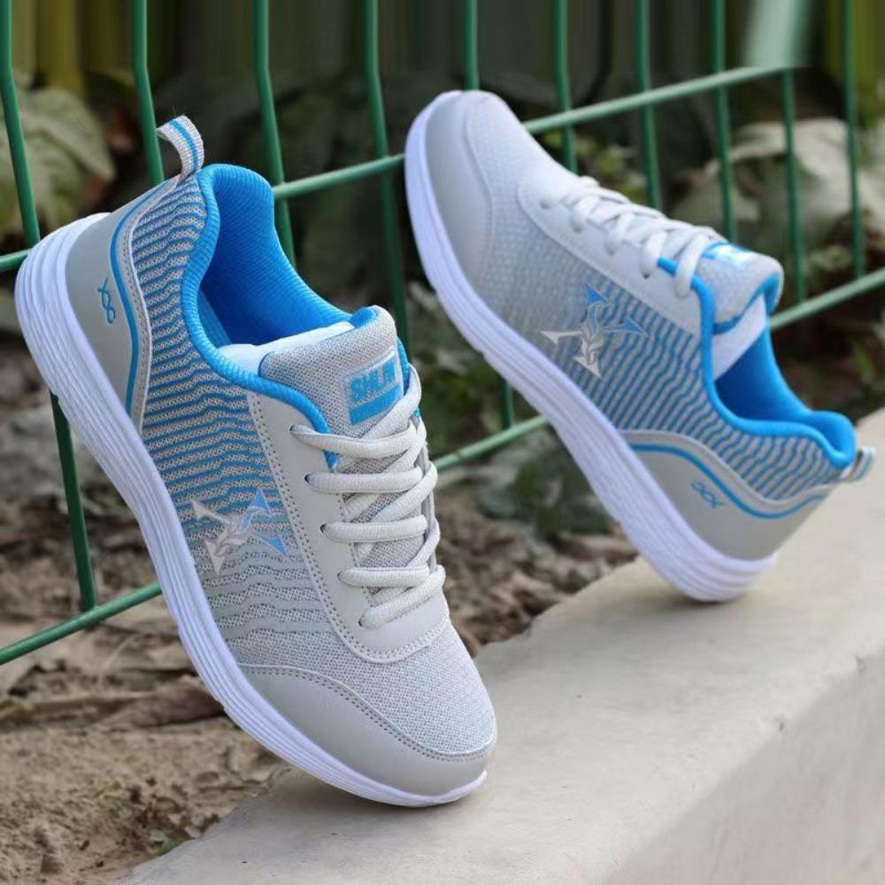 Новые кроссовки, женская повседневная спортивная обувь, дышащая, легкая, на мягкой подошве, на плоской подошве