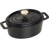 Cocotte Zwilling Staub, Oval, 19.2×14.2 Cm, Black, 600 Ml (40509-478-0)