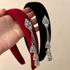 Retro Ethnic Style Hair Hoop Velvet Pendant Hair Clip Head Wear Tassel Bell Hair Band  Headwear