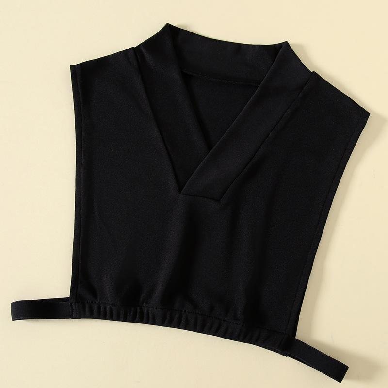 Хлопковый воротник ханьфу, поддельный воротник, китайский стиль, V-образный вырез, пуловер с основанием внутри и поддельным воротником из хлопковой ткани, женский, высококачественный, универсальный