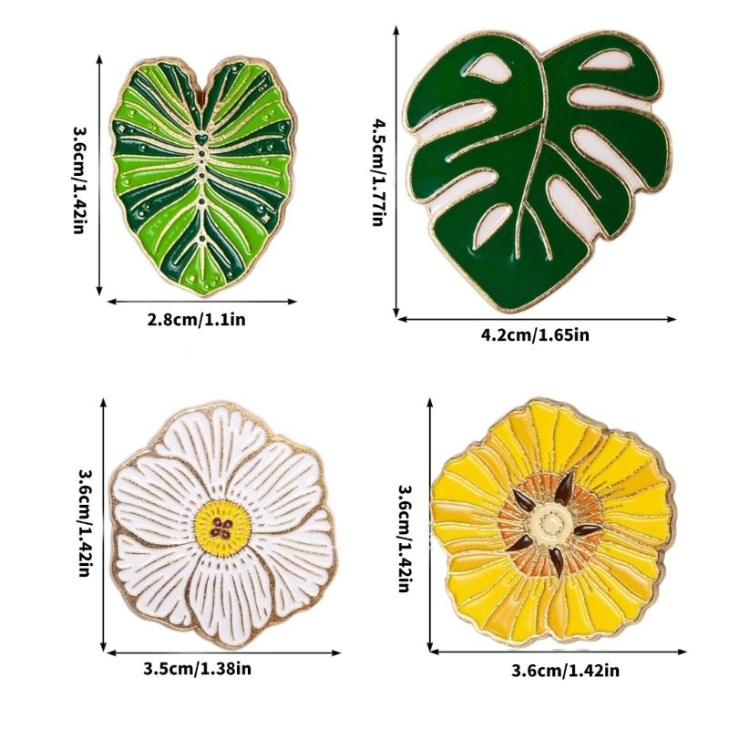 Игольница в форме листа и цветка, магнитные держатели для игл, игольница для вышивания