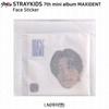 Stray Kids 7th Mini Album Maxident Official Photocard Face Sticker KPOP K-POP