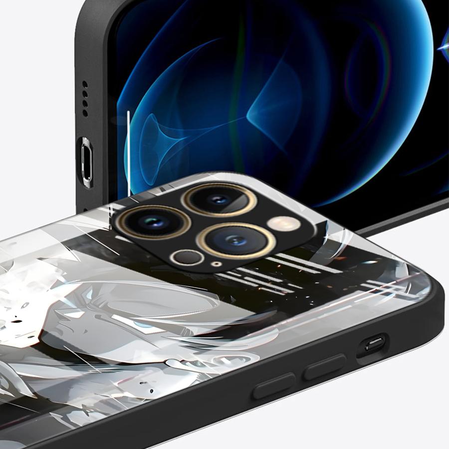 Чехол-накладка D-ragonS B-allS Goku из стекла для iPhone 17 Pro Max 12 XR 8 14 11 16 Air 13 15 Plus