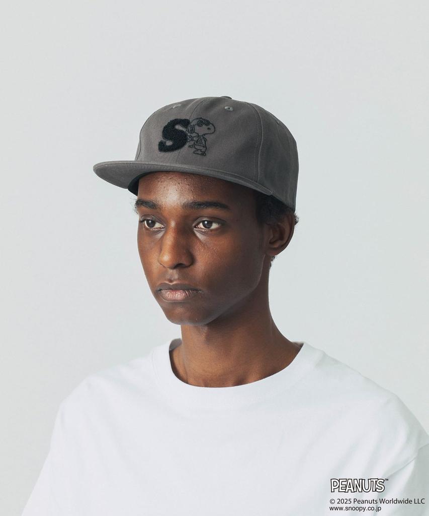 [Cyrus] Кепка x PEANUTS JOE COOL CAP СЕРАЯ