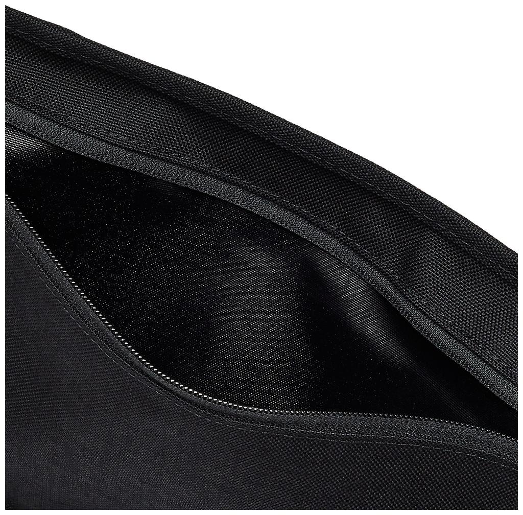 Оригинальная сумка-мессенджер из нейлона JRS с клапаном и карманом на молнии MP1605JRSFZP черного цвета [Manhattan Portage] [Официальный]