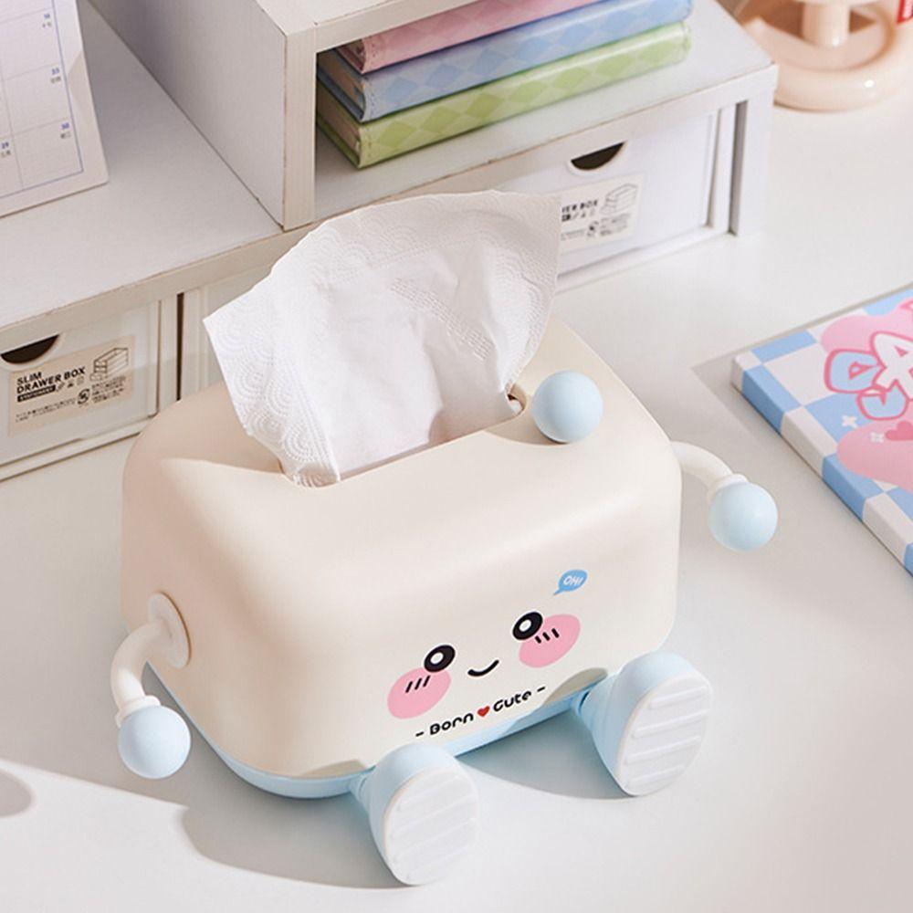 Creative Paper Towel Holder Plastic Large Capacity Paper Towel Dispenser Reusable Napkin Dispenser Napkin Storage Case