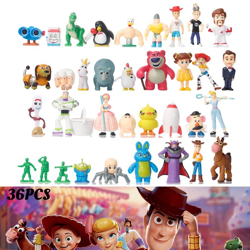 Toy Story 4 Collectible Figures Set Includes Woody, Buzz Lightyear, And More!