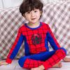 Boys' Spiderman Fleece Pajama Set - Warm Winter Long Johns & Cozy Autumn Homewear