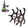 Wooden Wine Holder Stand Freestanding Design Bottle Wine Rack Wine Storage Rack  Bar Countertop