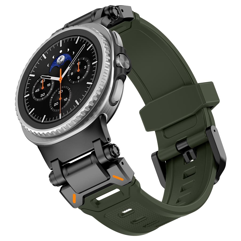 Спортивный ремешок из резины для Samsung Galaxy Watch 8 8 Classic 40 мм 44 мм 46 мм Роскошный силиконовый ремешок для galaxy watch 8 Мужской браслет-петля