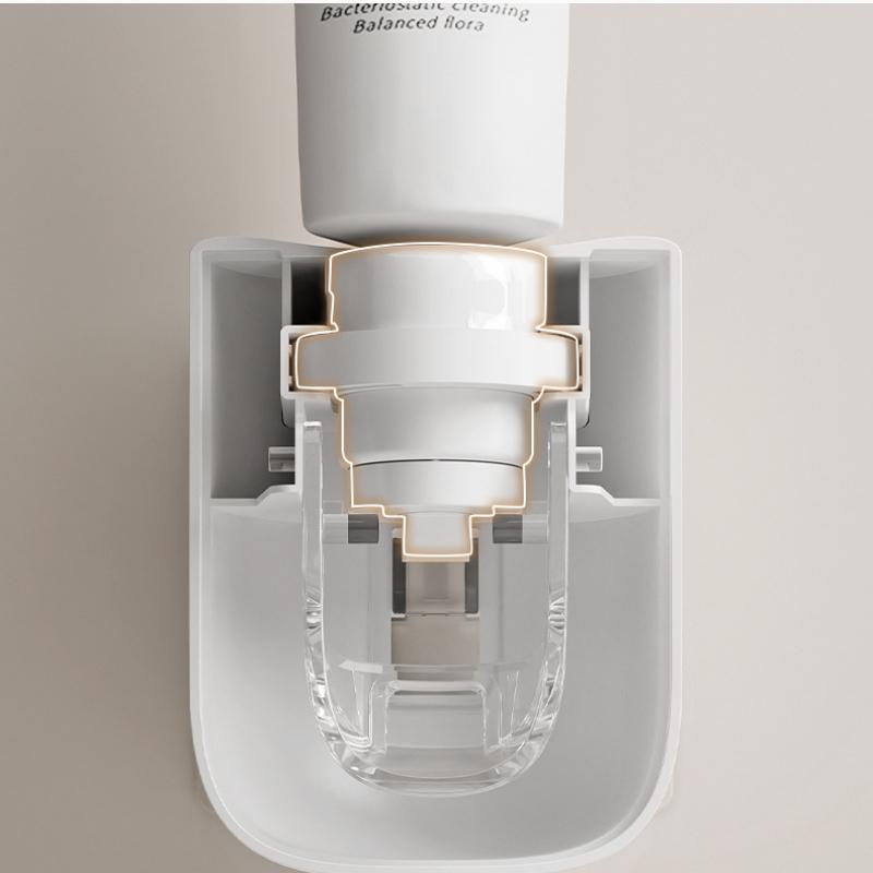 1 шт. Автоматический выжималка для зубной пасты, настенный бытовой выжимной набор, ванная комната, полка для зубных щеток без перфорации