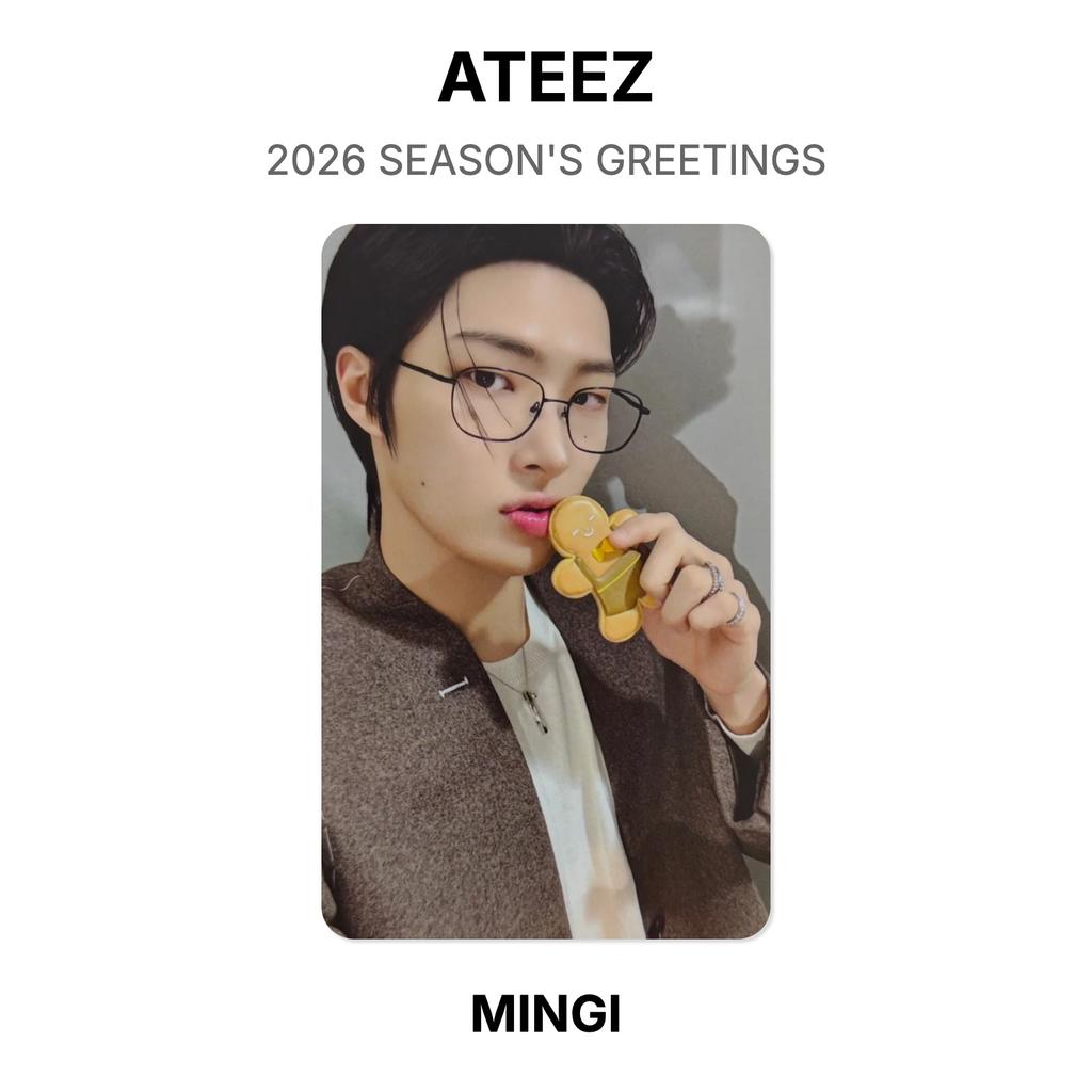 ATEEZ ПОЗДРАВЛЕНИЕ С СЕЗОНОМ 2026 Официальная фотокарточка