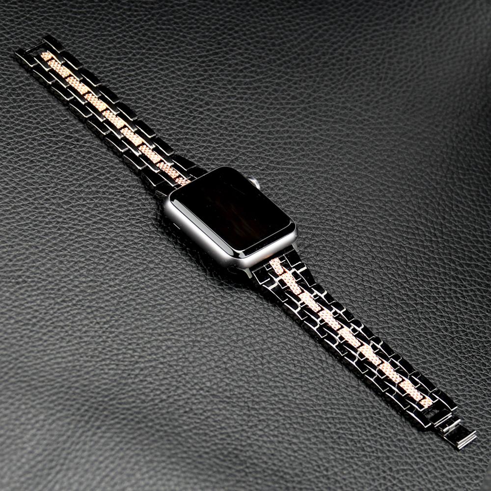 Ремешок для часов Correa металлический ремешок для Apple Watch Band 7 6 5 4 3 2 1 SE браслет Apple Watch ремешок 45 мм 41 мм 44 мм 40 мм 42 мм 38 мм для iWatch