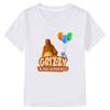 Grizzy and The Lemmings T-Shirts Girl Cartoon Print Funny Kids T Shirt Summer Children Clothes 100%Cotton Baby Boys Graphic Tee