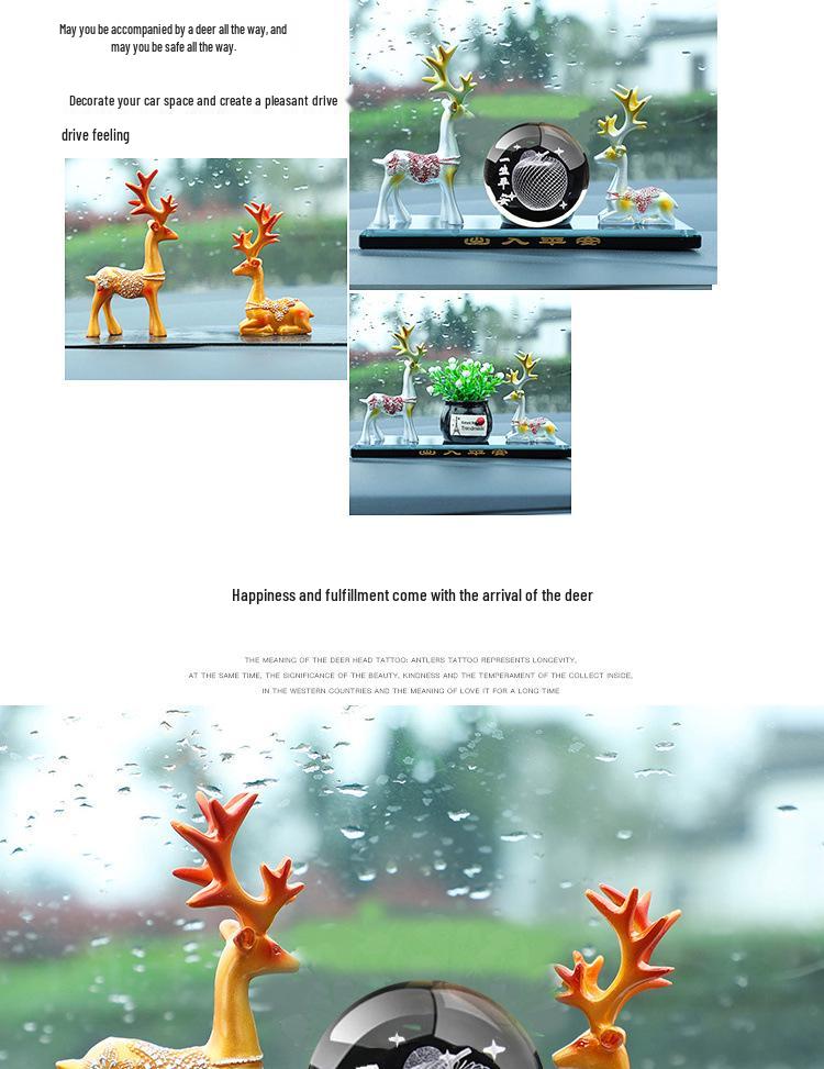 Высококачественные автомобильные украшения в виде оленей: Безопасного Пути Ароматерапия Декор Салона