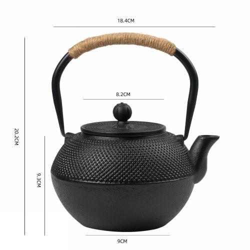 Iron Kettle, Ironware, Nanbu Ironware, Teapot, Kettle, Induction Stovetop Compatible, Iron Kettle, Iron Teapot with Tea Strainer, Stylish, Iron Supple
