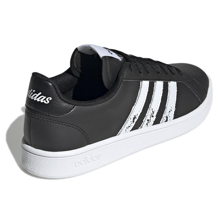 Adidas Grand Court Base Beyond Black White Мужские кроссовки Core-Black Cloud-White GX5755