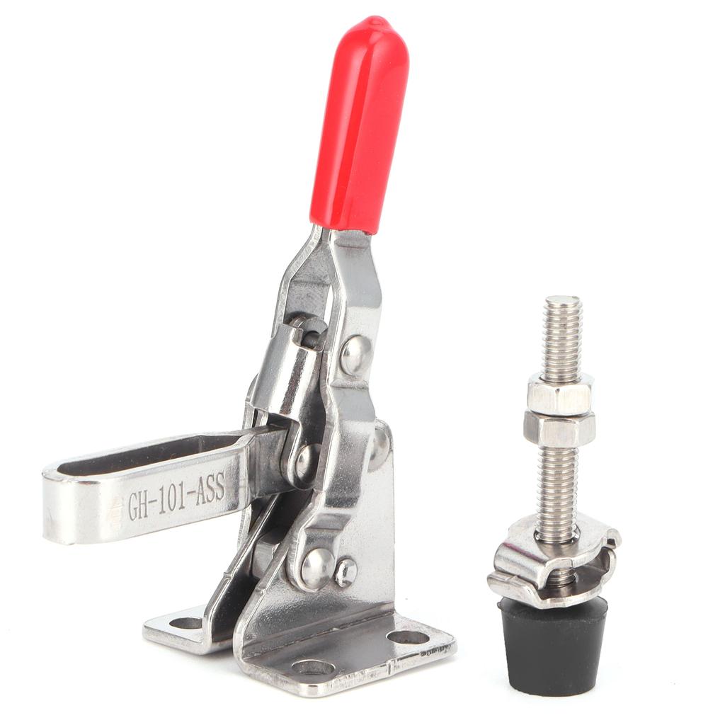 Stainless Steel Toggle Clamp Quick Release Clamping Fixture Hand Tool 60kg Holding Capacity