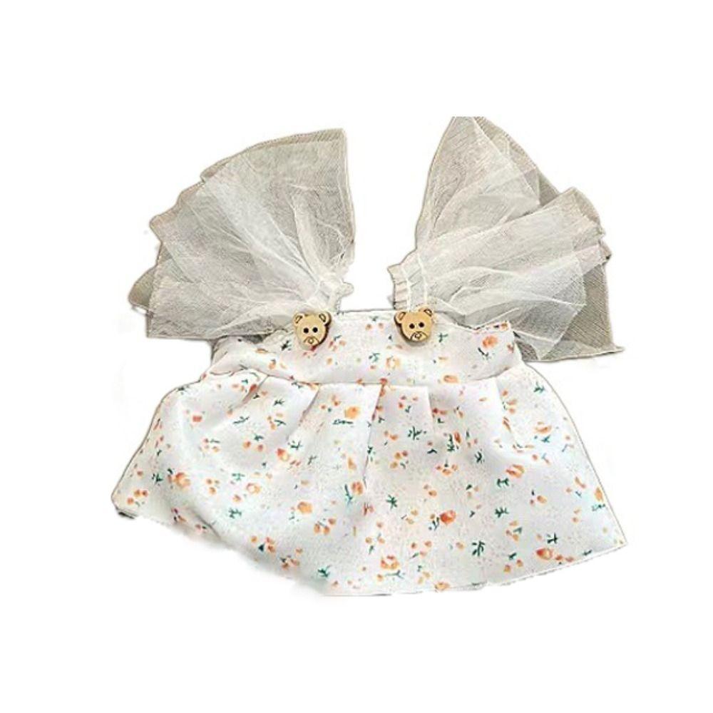 DIY Одежда Звезда Кукла Платье Платье Без Атрибутов Куклы Юбки 20см Идол Хлопковая Кукла