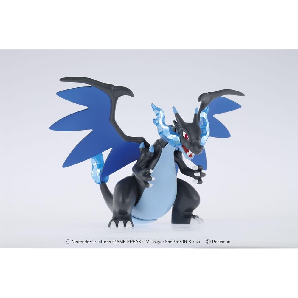 Коллекция Pokemon Plamo Серия Select Мега Чаризард X Готовая к сборке модель