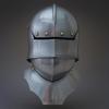 Handmade Medieval Gothic Sallet Helmet Perfect for Renaissance Fair, Cosplay, LARP, Halloween Costume Authentic Steel Armor Replica