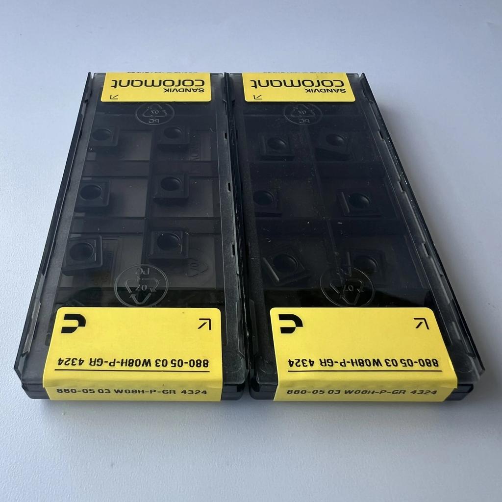 Sandvik / 880-0503W08H-P-GR 4324 / Промышленные сменные твердосплавные пластины 10 шт.