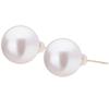 LOKUMI Сделано из K18 8 размеров на выбор K18 Ракушечный жемчуг 1 Никелевые серьги, Япония, 18K, Гвоздик, от, Жемчуг, Серьги, Гипоаллергенные, Женские, Камень,