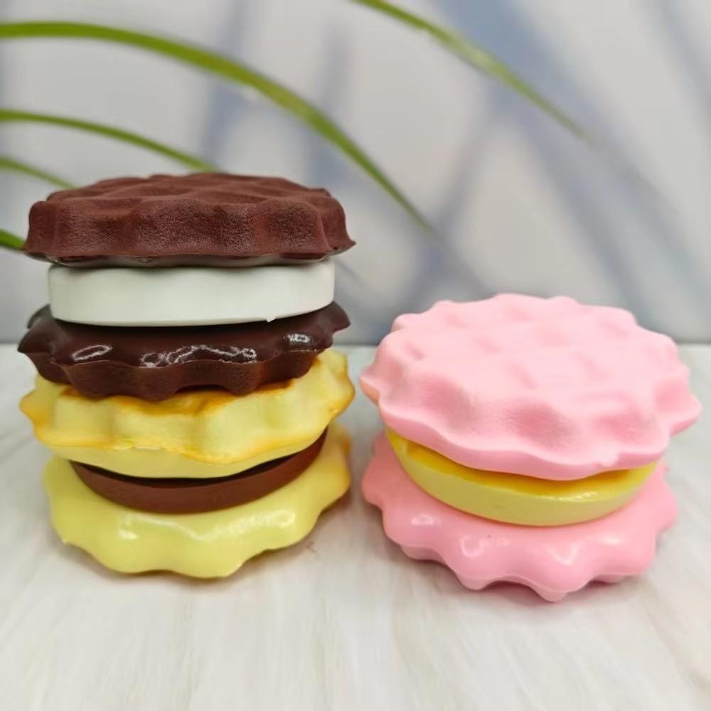 Soft Squeeze Toy Stress Relief Simulation Biscuit Creative Stress Relief Toy for Anxiety Relief
