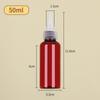 10-100Ml Empty Dropper Bottle Transparent Plastic Refillable Nozzle Dropper With Cap Small Extrusion Bottle Portable Packing