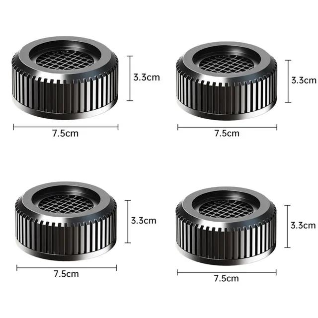 4 шт., усиленные антивибрационные подушечки для стиральной машины, резиновые ножки, коврик, бесшумная стиральная машина, сушилка, опора для мебели, демпферы, подставка