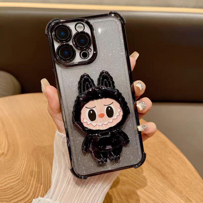 Зеркальная подставка Labcloth подходит для iPhone16ProMax, имеет гальваническое покрытие и полностью закрывает четыре угла iPhone 14 для защиты от падений.