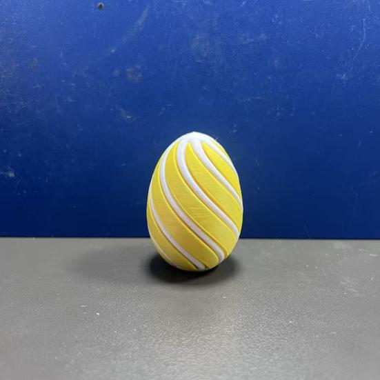 3D Printed Spiral Easter Egg Anxiety Relief Sensory Fidget Toy Pass Through Easter Egg for Adults Easter Basket Stuffers Party Favors