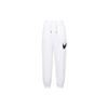 Sportswear Essential Logo Print Mid-Rise Drawstring Joggers Women Bottoms White DM6184-100