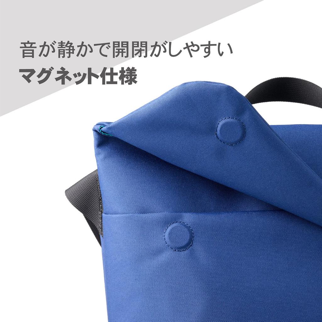 HAKUBA Chululu Camera Renew Flap Shoulder Bag Navy A sustainable bag made from recycled with a casual design perfect for everyday Bag, M,