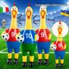 Курица-крикун Чемпионата мира Футбольный розыгрыш Игрушка: Креативный звуковой сжимаемый антистресс для детей