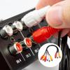 Uxcell AV Аудио Видео Разветвитель 3 RCA Гнезда на 6 RCA Гнезд 25 см Композитный Видео Разветвитель Адаптер Выходной Кабель Кабель, Гнезда,