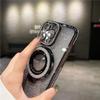 Роскошный чехол с магнитной подставкой и блестящим бриллиантом для iPhone 11 12 13 14 Plus 15 Pro Max XSMAX XR X 7 8 Plus SE Samsung S22 S23 S24 Ultra Plus