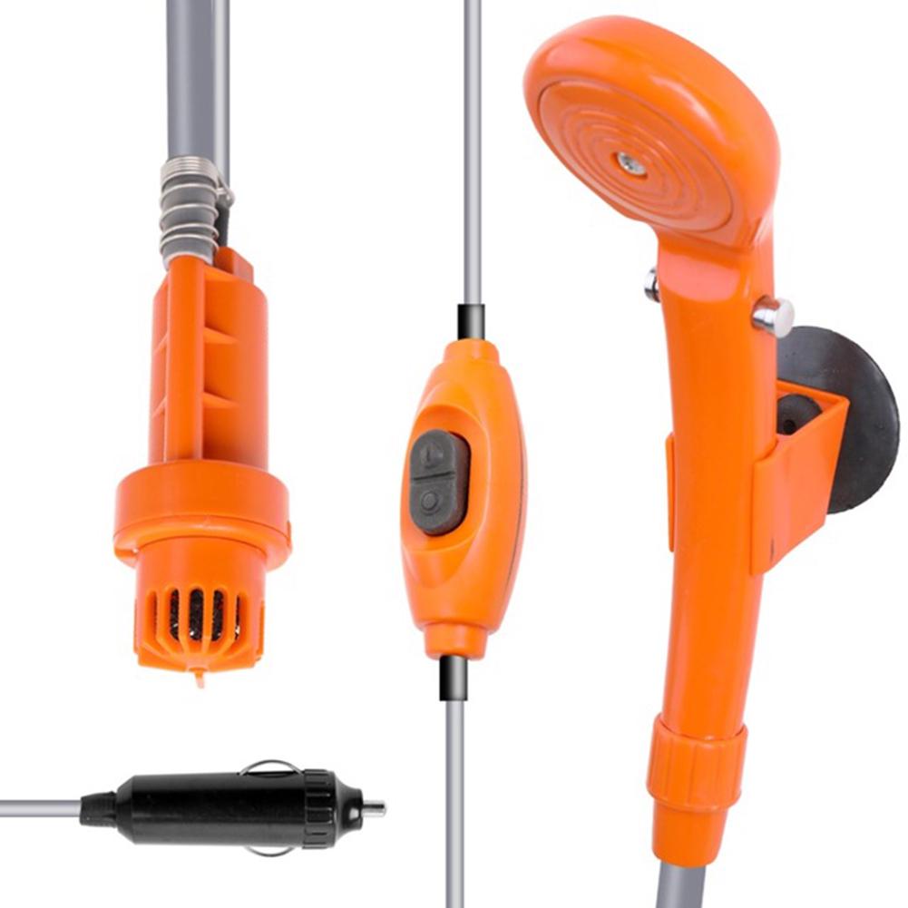 Электрический водяной насос для детей, 12 В, автомойка для кемпинга, пешего туризма, путешествий, уличный душевой комплект