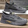 Oulylan Повседневная мужская обувь с низким верхом Модная повседневная мужская обувь Противоскользящая обувь Labo Уличная рабочая обувь Удобная износостойкая