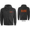AC/DC Womens/Ladies Back Print Logo Full Zip Hoodie