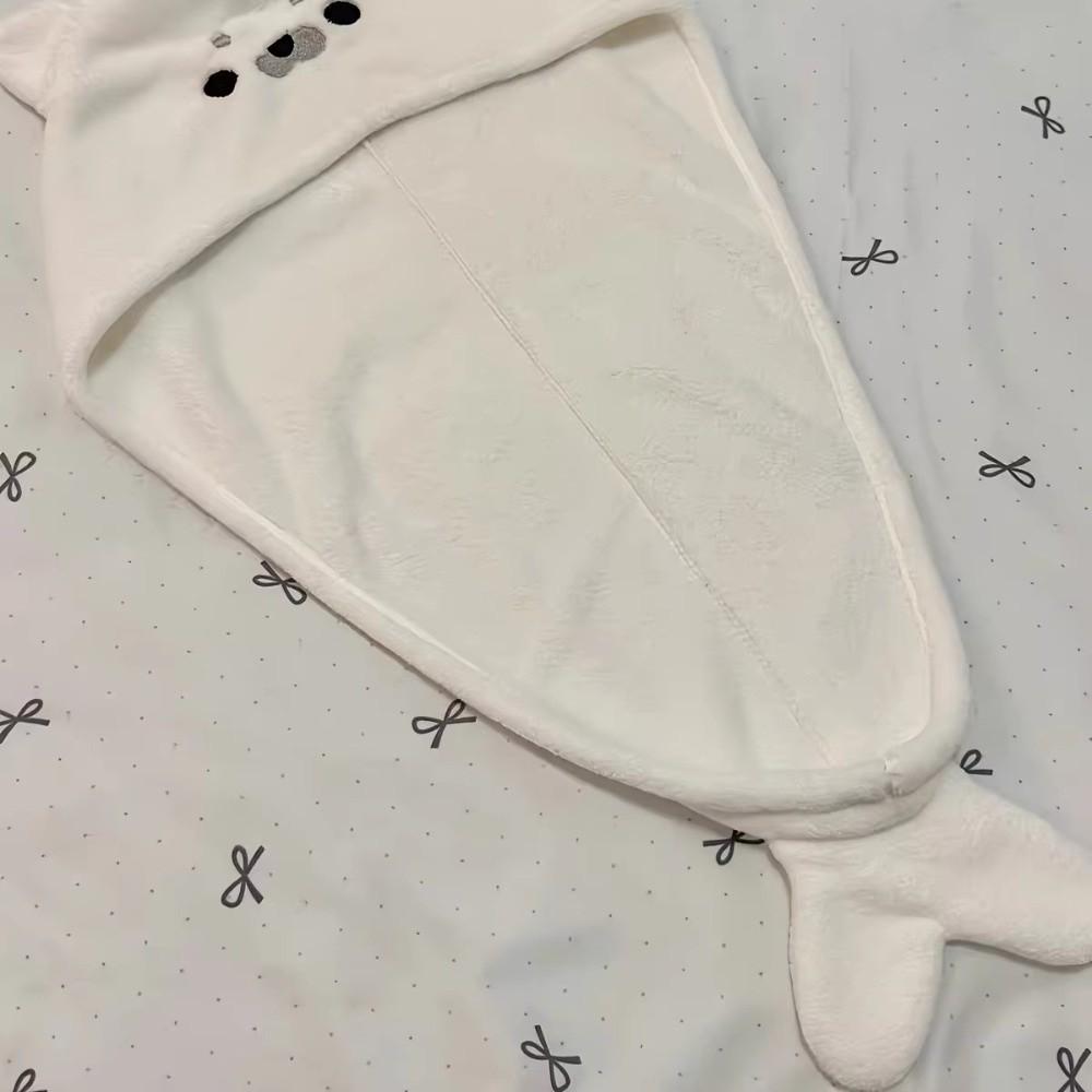 Cartoon Baby Seal Dry Hair Cap Coral Fleece Hand Wipe Towel Cute Hair Drying Cap Bath Accessories