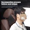 Car Leather Headrest Lumbar Memory Foam Neck Pillow Accessories For Volvo XC90 V90 V60 XC60 V40 EC40 EX40 S80 S60 S90 C40 XC40