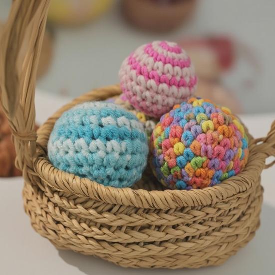 Интерактивные игрушки для кошек, Шерстяной вязаный мяч, Устойчивый к укусам мяч-дразнилка для царапания и погони, Плюшевая безопасная игрушка для кошек