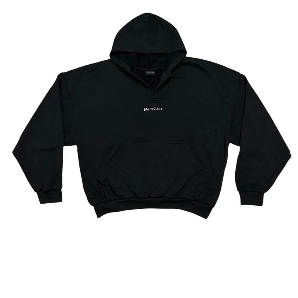 Б/у Парка BALENCIAGA черная мужская