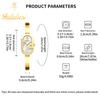 YaLaLuSi Women's Water-Resistant Quartz Watch: A Luxurious Fashionable and Elegant Bracelet Watch—The Perfect Gift for Girls