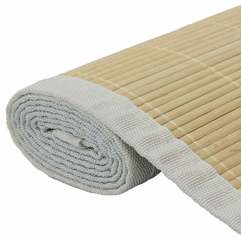 vidaXL Teppich Bambus 100 x 160 cm Natur