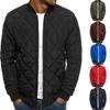 Jacket Long Sleeve Zip Up Stand Collar Men Jacket