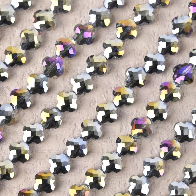 Гальванизированный четырехлистный клевер шерпа бисерные аксессуары для изготовления ожерелий своими руками